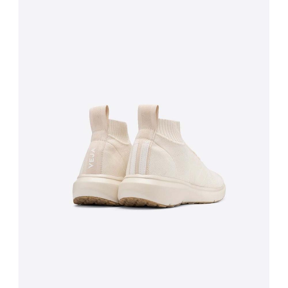 Veja V-KNIT RICK OWENS MID Cipő Férfi Fehér | HU 286DFM